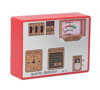 AUNMAS Probador de Cuarzo, Probador de Batería de Reloj de Metal ABS Portátil 3 en 1 Reloj Desmagnetizador Cronómetro Desmagnetización Medida Máquina Herramienta de Reparación