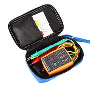AUNMAS Probador de Rotación Trifásico, Indicador de Secuencia de Fase de CA Portátil de 60 V a 600 V con Alertas de Zumbador LED, Verificación de Fase Abierta, 20 Hz a 400 Hz para Pruebas de