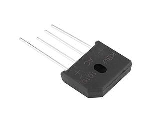 AUNMAS Puente Rectificador de Diodo 10A 1000V, Componente de Potencia Compacto para Circuitos Electrónicos, Ideal para Aplicaciones Domésticas e Industriales (1 pieza vendida)