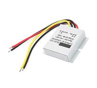 AUNMAS Reductor de Voltaje Impermeable de 24 V 12 V para Kits LED, Cámaras, Ventiladores, Motores, Equipos Solares, IP67 + Gel de Biografía de Aluminio