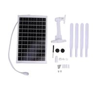 AUNMAS Solar WiFi Extender 300Mbps LTE Modem Router para Conexión 4G Al Aire Libre, con Ranura SIM, Batería de 18,000 MAh, Ideal para Acampar, RVs, Vivir Fuera de la Red (Antenas Negras)