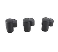 AUNMAS Tapa de Extremo de Saxofón Alto Tapones de Plástico ABS para Saxofón 3 Piezas Protector de Llave de Cuello Doblado Ajuste Compacto Bloqueo de Polvo Fácil Instalación para Práctica de