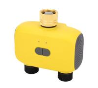 AUNMAS Temporizador de Aspersor WiFi, Material ABS, Controlador de Doble Zona, Resistente Al Agua IPX5, Solución de Jardinería Flexible para Césped y Jardines