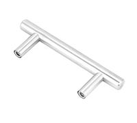AUNMAS Tiradores de Manija de Cajón con Barra en T, Manijas de Gabinete de Acero Inoxidable, Diseño Elegante para Gabinetes y Muebles de Cocina (100 mm)
