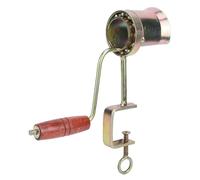 AUNMAS Trilladora de Maíz con Manivela, Desgranadora de Maíz Eficiente con de Madera Resistente y Mecanismo de Engranaje Ajustable, Abrazadera de Mesa Estable para Uso Doméstico en