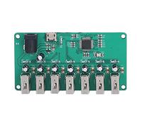 AUNMAS USB 2.0 HUB Módulo 1 a 7 Puerto Sin Enchufe y Reproducción de la Placa de Expansión de la Unidad con Indicadores LED Sleep Automáticos