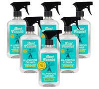 Aunt Fannie's - Vinagre de limpieza multiusos con limón brillante, paquete de 6