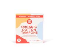 Aunt Flow Tampones de algodón orgánico, aplicador de cartón, absorción regular, sin BPA, hipoalergénicos, sin perfume, 36 unidades