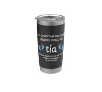 Aunt Godmother Proposal - Quieres Ser Mi Madrina Baby Boy Vaso térmico de acero inoxidable de doble pared