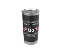 Aunt Godmother Proposal - Quieres Ser Mi Madrina Baby Girl Vaso térmico de acero inoxidable de doble pared