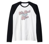 Aunt Has Aura, diseño Divertido y Genial de tía, Jerga, Vibraciones Elegantes Camiseta Manga Raglan
