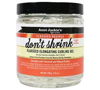 Aunt Jackie's Gel para rizos de linaza Don't Shrink de , gel alargador, 15 oz | Exclusivo