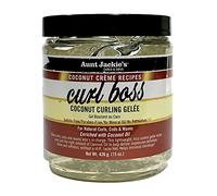 Aunt Jackie's Gel rizador Curl Boss Coco – Define y mantiene rizos – Respeta la fibra capilar – 426 g