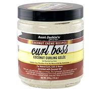 Aunt Jackie's Gel rizador Curl Boss Coco – Define y mantiene rizos – Respeta la fibra capilar – 426 g