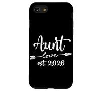 Aunt Love EST 2026 Familia Nuevo Bebé Tía 2026 Tía Carcasa para iPhone SE (2020) / 7/8