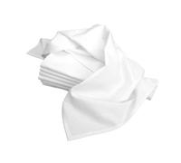 Aunt Martha's TTS28 28Inch by 28Inch Flour Sack Dish Towels, Premium 130 Thread Count, White, Set of 7