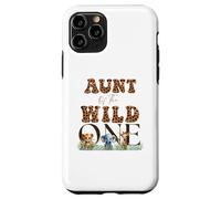 Aunt of The Wild One Zoo Safari Cute Animals Jungle Birthday Carcasa para iPhone 11 Pro
