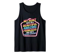 Aunt Says I'm a Beautiful Amazing Princess - Camiseta sin Mangas