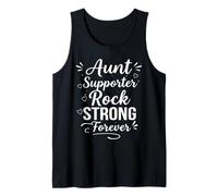 Aunt Supporter Rock Strong Forever - Cool Family Bond Auntie Camiseta sin Mangas
