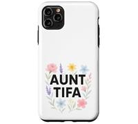 Aunt Tifa Floral Resistance Protest Resist Fascism No Kings Carcasa para iPhone 11 Pro MAX
