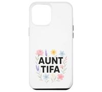 Aunt Tifa Floral Resistance Protest Resist Fascism No Kings Carcasa para iPhone 12 Pro MAX