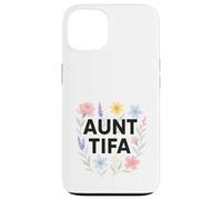 Aunt Tifa Floral Resistance Protest Resist Fascism No Kings Carcasa para iPhone 13