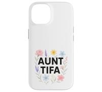 Aunt Tifa Floral Resistance Protest Resist Fascism No Kings Carcasa para iPhone 14