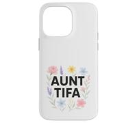 Aunt Tifa Floral Resistance Protest Resist Fascism No Kings Carcasa para iPhone 14 Pro MAX