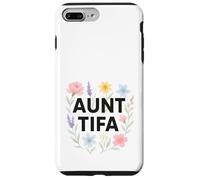 Aunt Tifa Floral Resistance Protest Resist Fascism No Kings Carcasa para iPhone 7 Plus/8 Plus