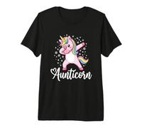 Aunticorn Like an Tía Only Impresionante Unicorn Dabbing Camiseta Premium