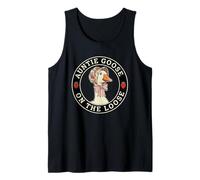 Auntie Goose On The Loose para Mujer, tía de Familia, Linda, Vintage Camiseta sin Mangas