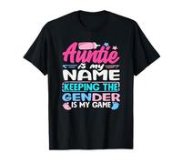 Auntie Is My Name Keeping The Gender Is My Game Reveal Camiseta
