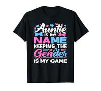 Auntie Is My Name Keeping The Gender Is My Game Reveal Camiseta