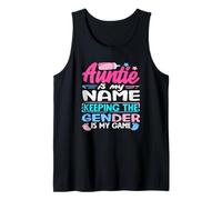 Auntie Is My Name Keeping The Gender Is My Game Reveal Camiseta sin Mangas