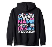 Auntie Is My Name Keeping The Gender Is My Game Reveal Sudadera con Capucha