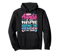 Auntie Is My Name Keeping The Gender Is My Game Reveal Sudadera con Capucha