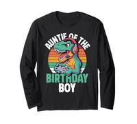 Auntie of The Birthday Boy Gaming T-Rex Cumpleaños a Juego Manga Larga
