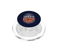 Auntie of The Birthday Girl Web Spider - Camiseta de Fiesta de Halloween PopSockets PopGrip para MagSafe