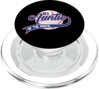 Auntie of The Rookie, Primer cumpleaños, Familia de béisbol, novata PopSockets PopGrip para MagSafe