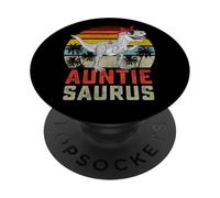 Auntiesaurus T Rex Dinosaurio Tía Saurus Familia A Juego PopSockets PopGrip Adhesivo