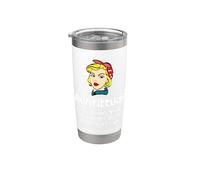Auntitude What Is Auntitude You Ask? Funny Aunt Niece Nephew Vaso térmico de acero inoxidable de doble pared