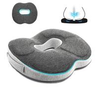 Auoketuo Cojín antiescaras para Silla: cojín ortopédico para el Alivio eficaz de hemorroides, próstata, ciática y Dolor de Espalda, Ideal para Oficina, Coche y Silla de Ruedas.