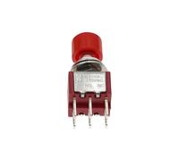 AUOQKQUT 1 Interruptor pulsador automático momentáneo de 3 Pines C-NO-NC de 6 mm, Encendido (ON), 2 A, 250 V CA/5 A, 120 V CA (Sky Blue)