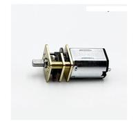 AUOQKQUT 12F-N20 DC 3V 6V Metal Gear Electronic Starter 23RPM-46RPM Slow Speed High Torque D-Shaft Engine for DIY Hobby Toy