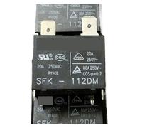 AUOQKQUT 12V Power Relay SFK-112DM 12VDC 20A 250VAC 4Pins for Air Conditioner(5PCS)