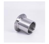 AUOQKQUT 1PC 1/4" BSPT Female x 0.75" Tri Clamp Ferrule OD 34mm Pipe Fitting Connector SUS304 Stainless Homebrew