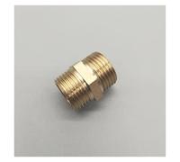 AUOQKQUT 1pc Brass Copper Hose Pipe Fitting Hex Coupling Coupler Fast Connetor Female Thread Male Thread 1/8" 1/4" 3/8" 1/2" 3/4"(Medium,1")