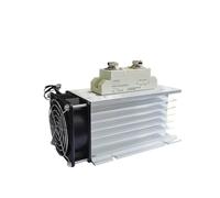 AUOQKQUT 1PCS 12V Controlled 300A Solid State Relay HD03500D Solenoid Valve Electronic Starter Electronic Starter SSR Heating(HD03500D+HS30150F(Fan 12VDC))