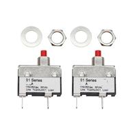 AUOQKQUT 2PCS 91series 6A Miniature Circuit Breaker Overload Protector Switch