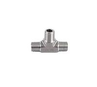 AUOQKQUT 304 Stainless Steel Pipe Fitting Connector 1/8" BSP tee Male 3-Ways